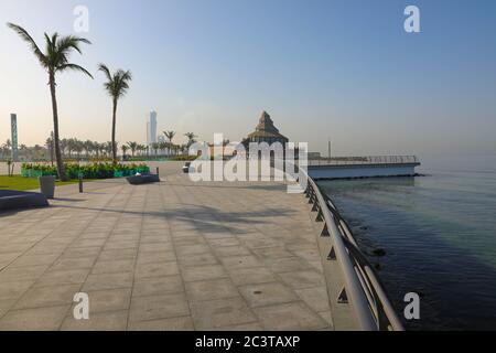 Jeddah Stadt, neue Corniche in jeddah, Saudi-Arabien Stockfoto