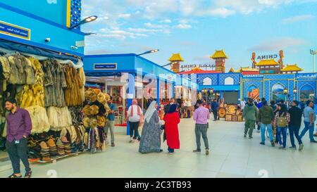 Dubai, Vereinigte Arabische Emirate - 24. Juni 2020 : Global Village Stockfoto