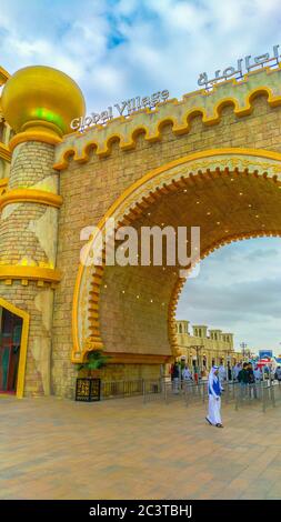 Dubai, Vereinigte Arabische Emirate - 24. Juni 2020 : Global Village Stockfoto