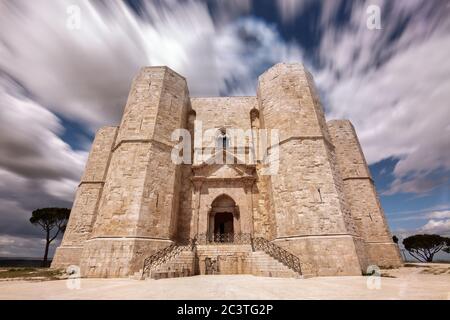 Esoterische Architektur: Castel del Monte, Andria, Apulien, Italien Stockfoto