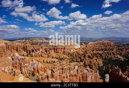 Die wunderschönen Klippen des atemberaubenden Bryce Canyon National Park, Utah. Stockfoto