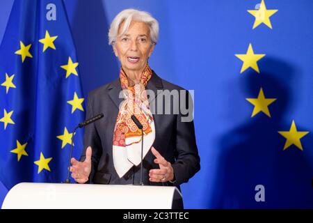 Belgien, Brüssel, am 01. Dezember 2019: Ursula von der Leyen, neue Präsidentin der Europäischen Kommission, David Sassoli, Präsident des Europäischen Parlamentes Parl Stockfoto