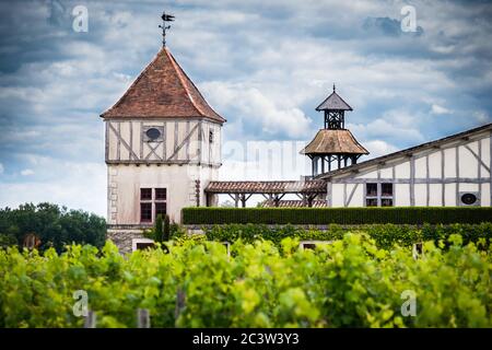 Martillac (Südwestfrankreich): Das Chateau Smith Haut Lafitte, Weinbaugebiet in Pessac-Leognan Stockfoto