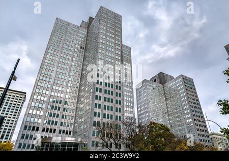 Wolkenkratzer in der Innenstadt von Pittsburgh. Pennsylvania, USA Stockfoto