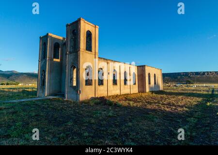 Alte Kirche in Antonito Colorado Stockfoto