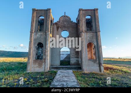 Alte Kirche in Antonito Colorado Stockfoto