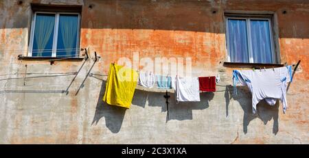 Verkürzung in Imperia porto Maurizio Liguria Italien Stockfoto