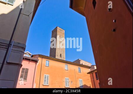 Steintürme Bologna, Italien, Europa Stockfoto