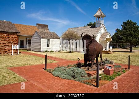 Old Town Museum Complex & National Route 66 Museum, Elk City, Oklahoma, USA Stockfoto