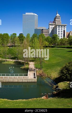 Myriad Botanical Gardens, Downtown Oklahoma City, Oklahoma, USA Stockfoto