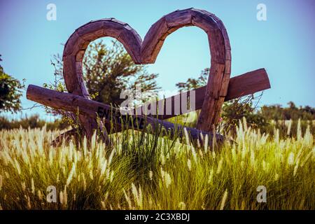 Love Lake Dubai Romantische Reiseziele In Dubai Vereinigte Arabische Emirate Stockfoto