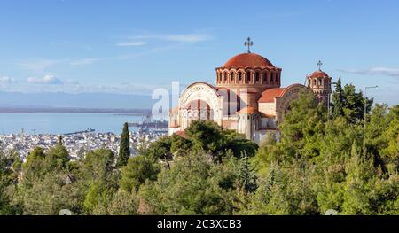 Kirche des heiligen Paulus in Thessaloniki, Mazedonien, Griechenland. Stockfoto