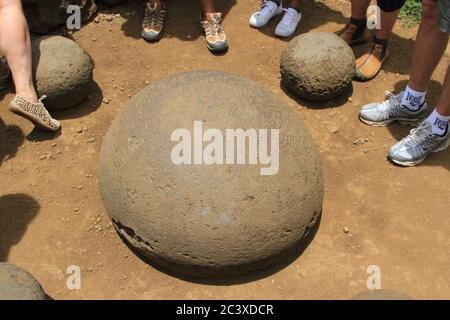 TE Pito Kura, Osterinsel-Felsen Stockfoto