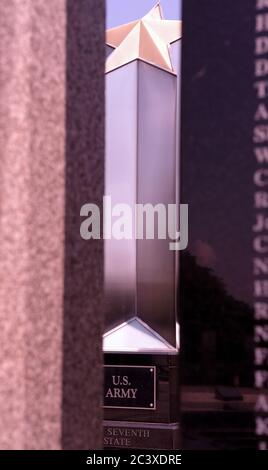 Maryland World war II Memorial in Annapolis Stockfoto