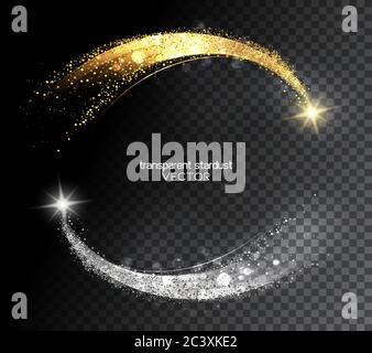 Abstrakt glänzende Farbe Gold und Silber Design-Element Stock Vektor