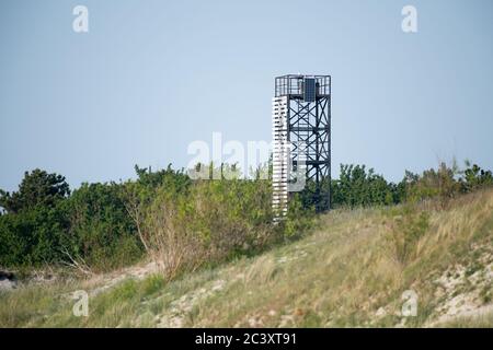 Grenze zwischen Polen und Russland und Grenze zwischen der EU und Russland (mit dem Gebiet Kaliningrad) in Piaski, Polen. 12. Juni 2020 © Wojciech Strozyk / Alamy Stock Photo *** Loca Stockfoto