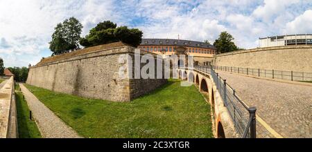 Festung Petersberg in Erfurt an einem schönen Sommertag, Deutschland Stockfoto