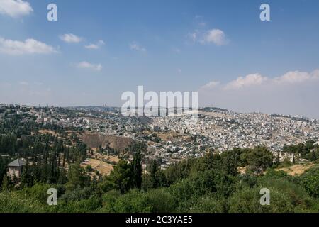 Die Landschaft Jerusalem in Israel Stockfoto