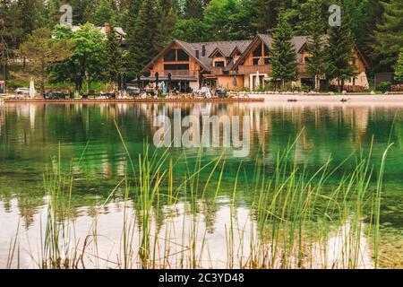 See Jasna, Kranjska Gora, Slowenien Stockfoto