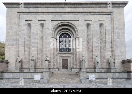 Matenadaran Bibliothek, aka, Mesrop Mashtots Institut für Alte Handschriften, Jerewan, Armenien Stockfoto