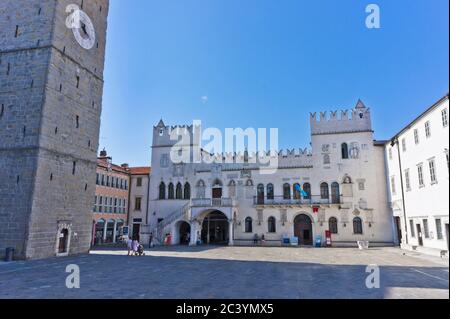 Koper, Blick auf die Altstadt, Slowenien, Balkan, Europa Stockfoto