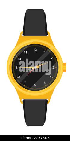 Wecksymbol. Flacher Schnitt. Stock Vektor