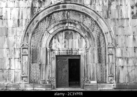 Gavit: Kloster Haghpat, Lori Region, Armenien. UNESCO-Weltkulturerbe. Stockfoto