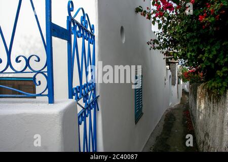 Insel Stromboli populäre Architektur. Äolischen Inseln in Sizilien (Italien) Stockfoto