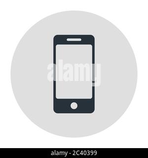 Mobiltelefon, Smartphone-Symbol. Abbildung des Stock Vectors. Stock Vektor