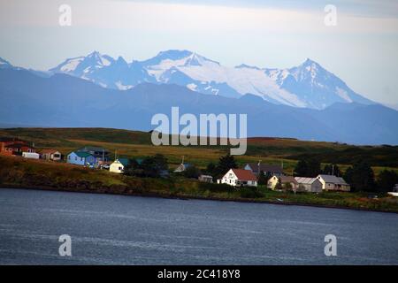 Alaska, Sand Point, Popof Island, Aleutian Islands, Vereinigte Staaten Stockfoto