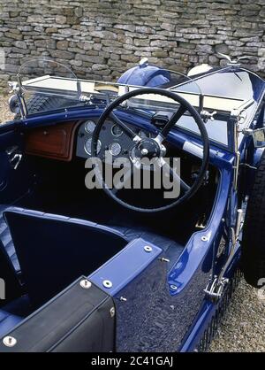 1930er Jahre Invicta 4 1/2 Liter Low Chassis Typ S. Karosserie nach Karosserie innen. Stockfoto