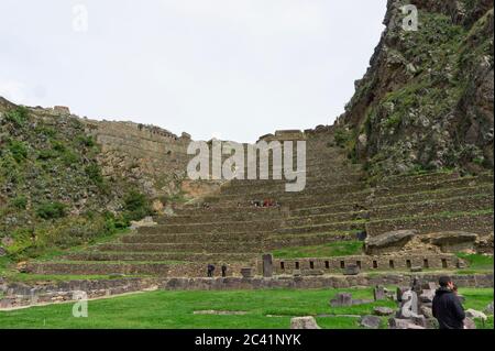 Ollantaytambo, Cuzco, Heiliges Tal, Peru Stockfoto