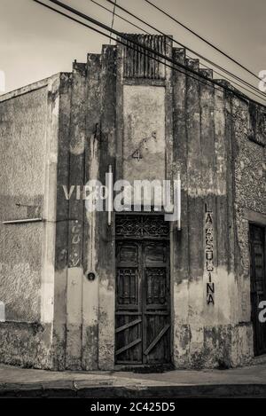 Verlassen und an Bord des Video Club, Merida, Mexiko Stockfoto