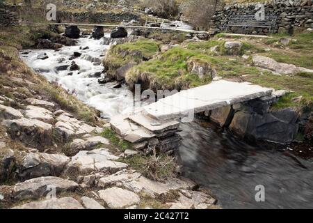 Wash Dubs in der Nähe von Wharfe und Austwick in den Yorkshire Dales, Großbritannien Stockfoto