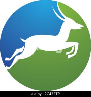 Rotwild Logo Template Vector Illustration Stock Vektor