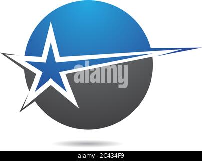Star Logo Vorlage Vektor icon Abbildung design Stock Vektor