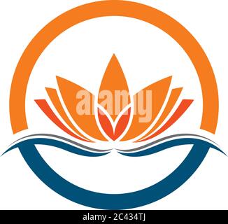 Schönheit Vektor Blumen design Logo-Vorlage-Symbol Stock Vektor