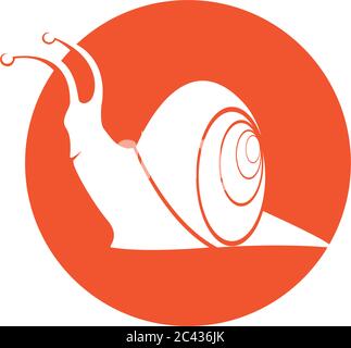 Schnecke Logo Vorlage Vektor Symbol Illustration Design Stock Vektor