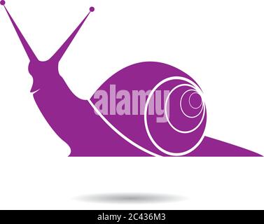 Schnecke Logo Vorlage Vektor Symbol Illustration Design Stock Vektor