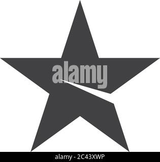 Stern Logo Vorlage Illustration Design Stock Vektor