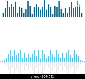 Sound wave logo Vorlage Vektor icon Abbildung Stock Vektor