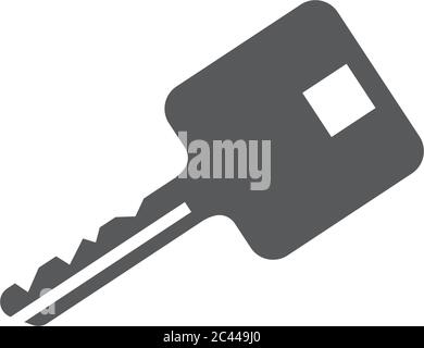 Vorlage für das Schlüssellogo Stock Vektor