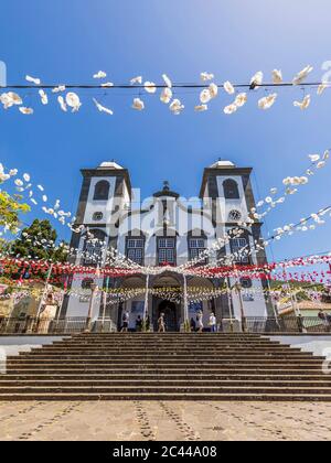 Portugal, Madeira, Funchal Monte, Wallfahrtskirche Nossa Senhora do Monte Stockfoto