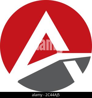 Einen Brief logo Vektor icon Abbildung design Stock Vektor