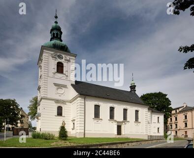 Kirche der heiligen Anna in Jablonec nad Nisou in Liberecky kraj (Region Liberec), Tschechische Republik Stockfoto