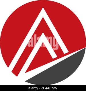 Einen Brief logo Vektor icon Abbildung design Stock Vektor