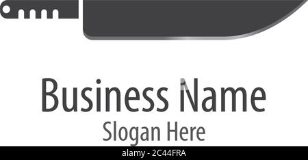 Messer Logo Vorlage Vektor Symbol Illustration Design Stock Vektor