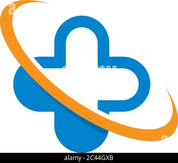 Medizinische Logo Vorlage Vektor Symbol Illustration Design Stock Vektor