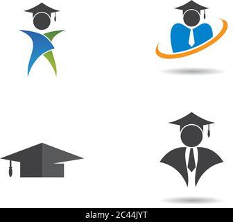 Bildung Logo Vorlage Vektor Symbol Illustration Design Stock Vektor