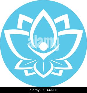Schönheit Vektor Blumen Design Logo Vorlage Symbol Stock Vektor